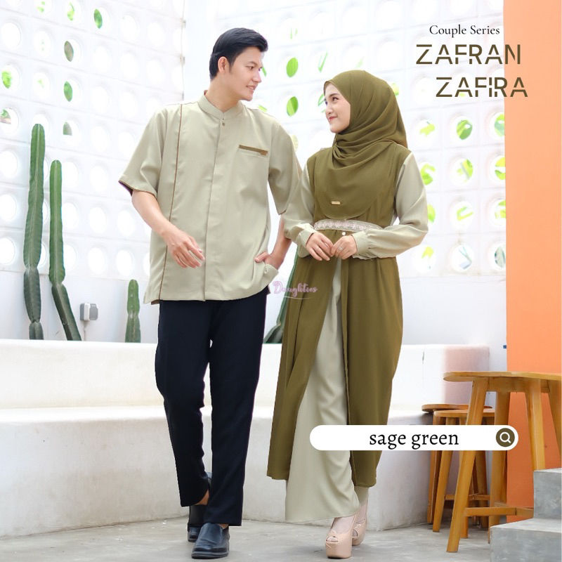 ZAFRAN ZAFIRA COUPLE LEBARAN ( GAMIS )