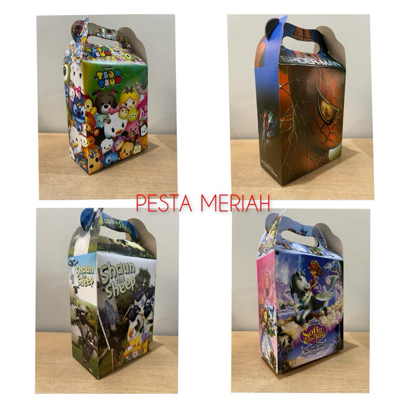 

KOTAK KUE ULTAH / SNACK BOX BIRTHDAY / BOX KUE ULANG TAHUN / BINGKISAN BAWA PULANG ULANG TAHUN / KOTAK JAJANAN BAWA PULANG