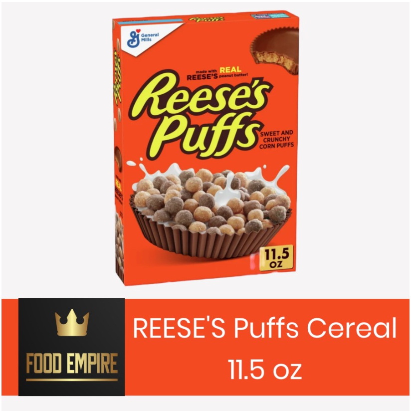 

REESE'S Puffs Cereal 11.5 oz | Sereal Reeses 326gr | General Mills USA
