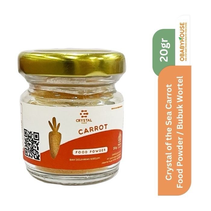 

Crystal of the Sea Carrot Food Powder / Bubuk Wortel 20 gr (BPOM Certified)