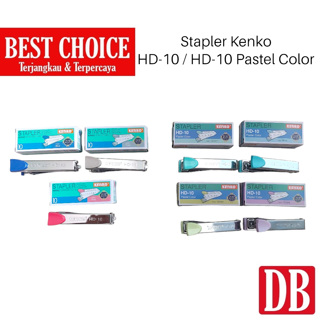 

Staples / Stapler / Hekter Kenko HD-10 / HD-10 Pastel Color