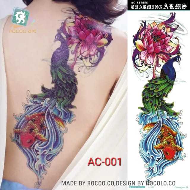 Tato Full Tangan Lengan Panjang - Tato Temporer Tattoo Tatto Temporary Tahan Air Sementara Anti Air 