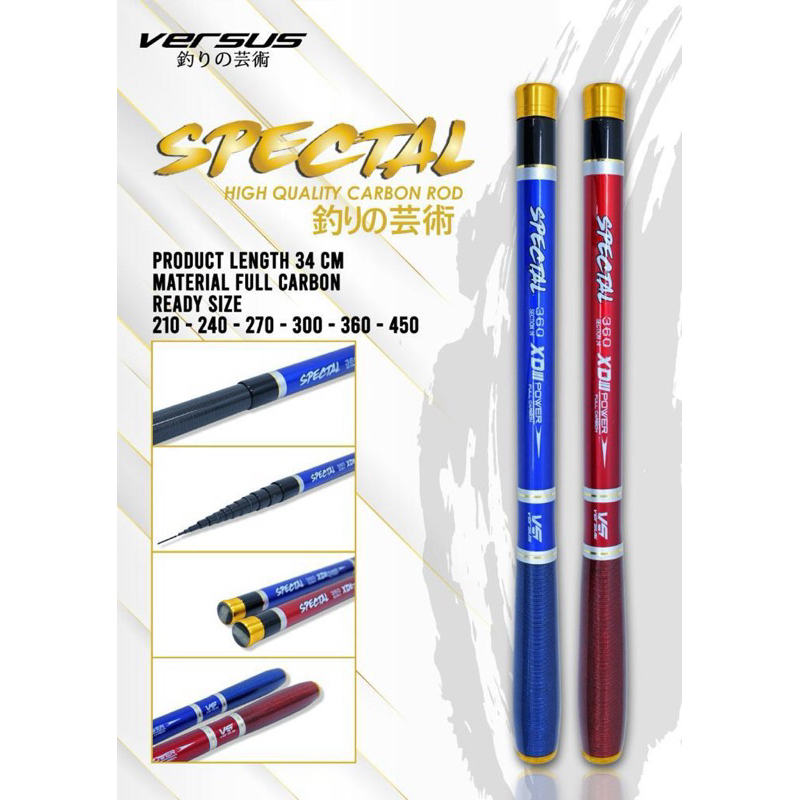 joran pole carbon versus spectal dan fergus