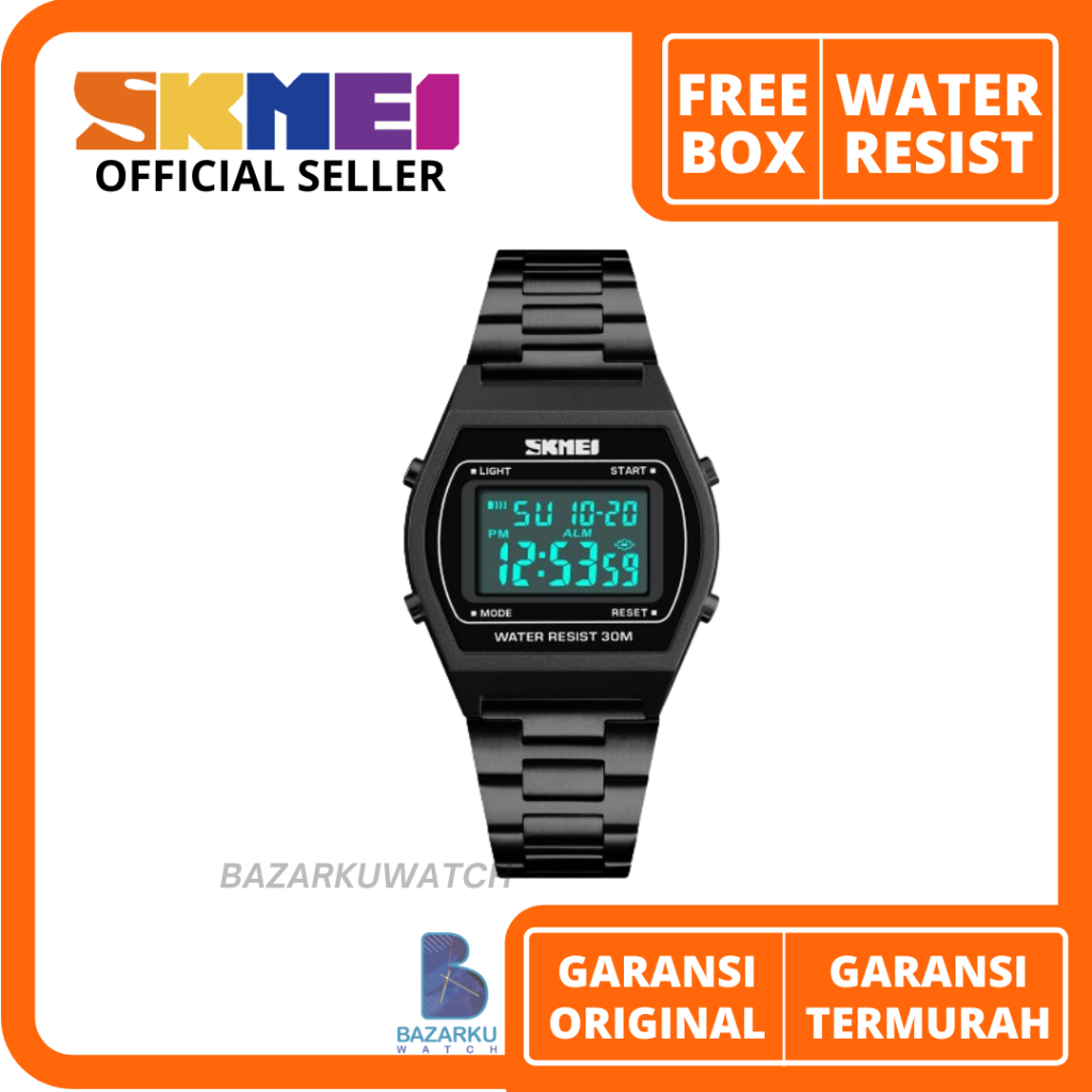 Jam Tangan Pria Skmei 1328 Jam Skmei Jam Tangan Rantai Pria Jam Rantai Pria Jam Tangan Cowo Jam Pria