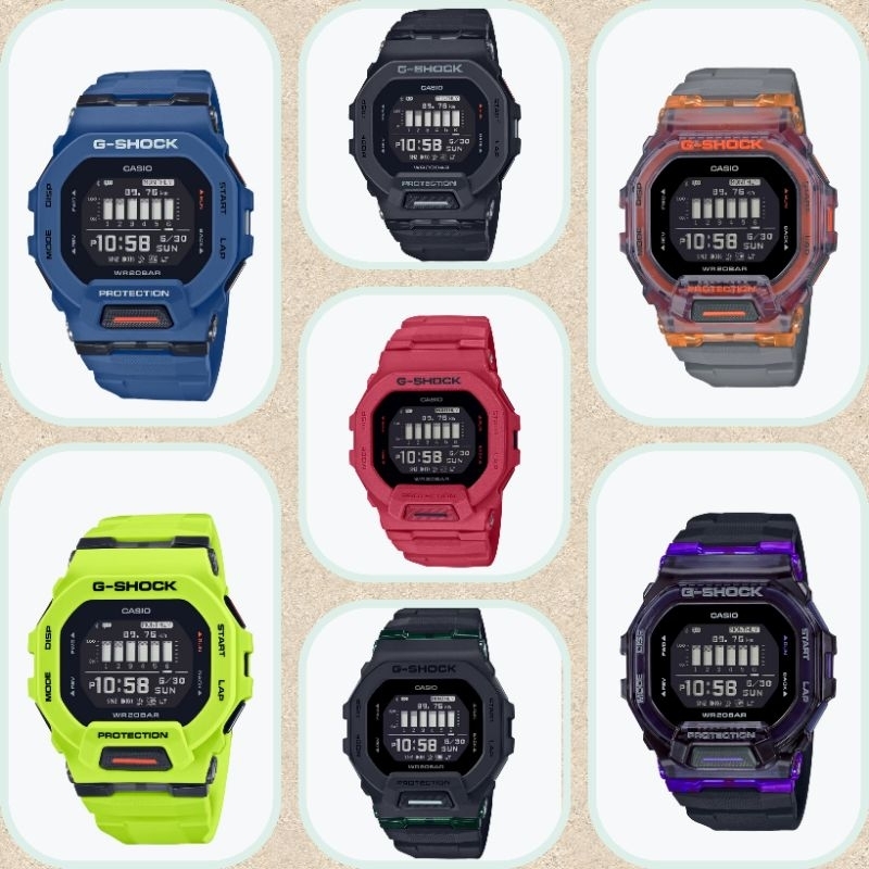 Jam Tangan Pria Casio G-Shock GBD-200 GBD 200 Tali Karet / Rubber