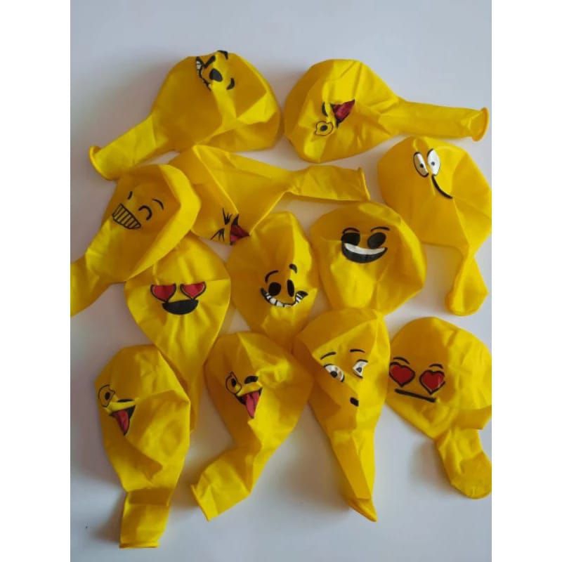 BALON/EMOTICON SPECIAL KUNING 12INC 100PCS