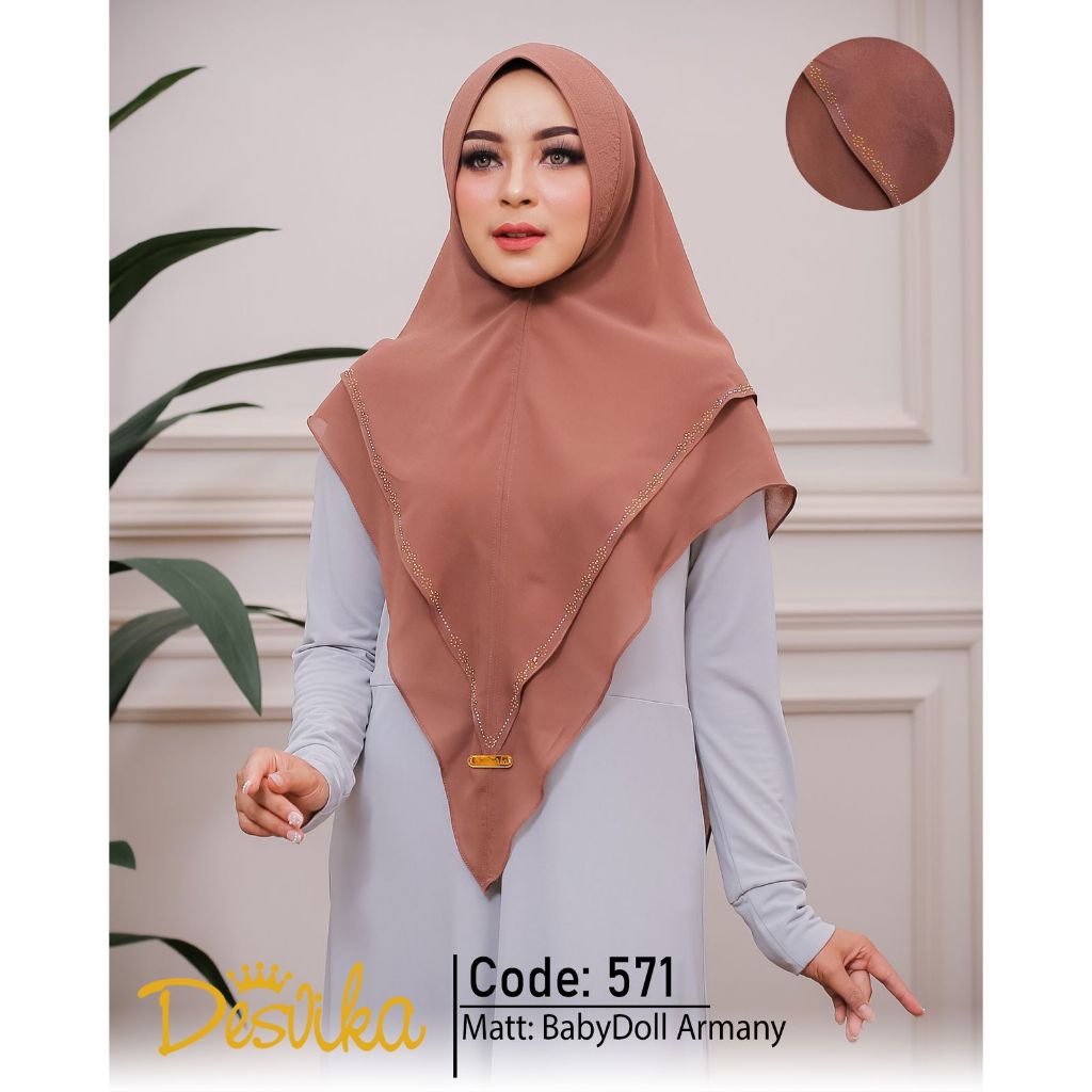 Hijab instan Desvika DC 571 original Desvika