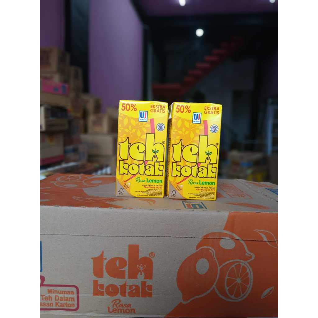 

GROSIR TEH KOTAK LEMON 300ml (24pc)