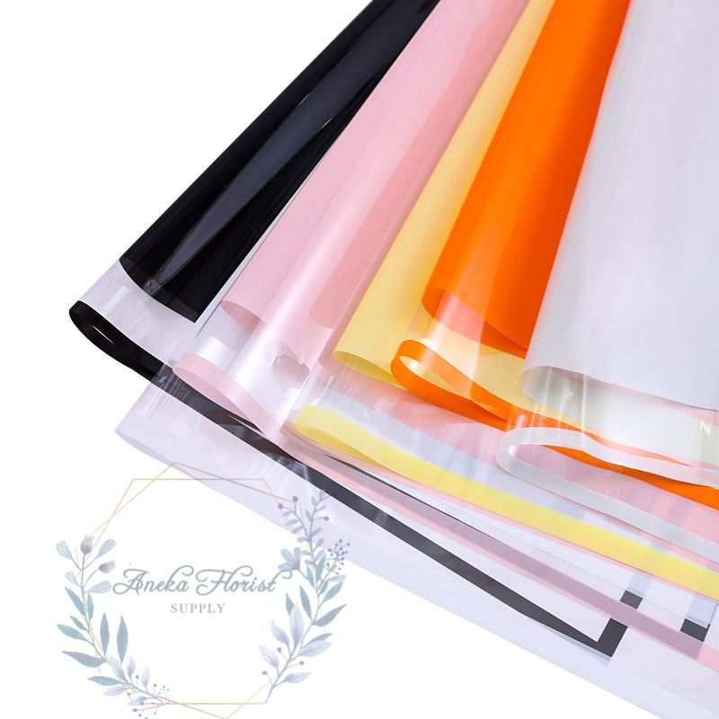 

ANEKAFLORIST - (5 LEMBAR) FLOWER WRAPPING PAPER TRANSPARAN CELLO WARNA KERTAS BUNGA TRANSPARAN WARNA - AF034