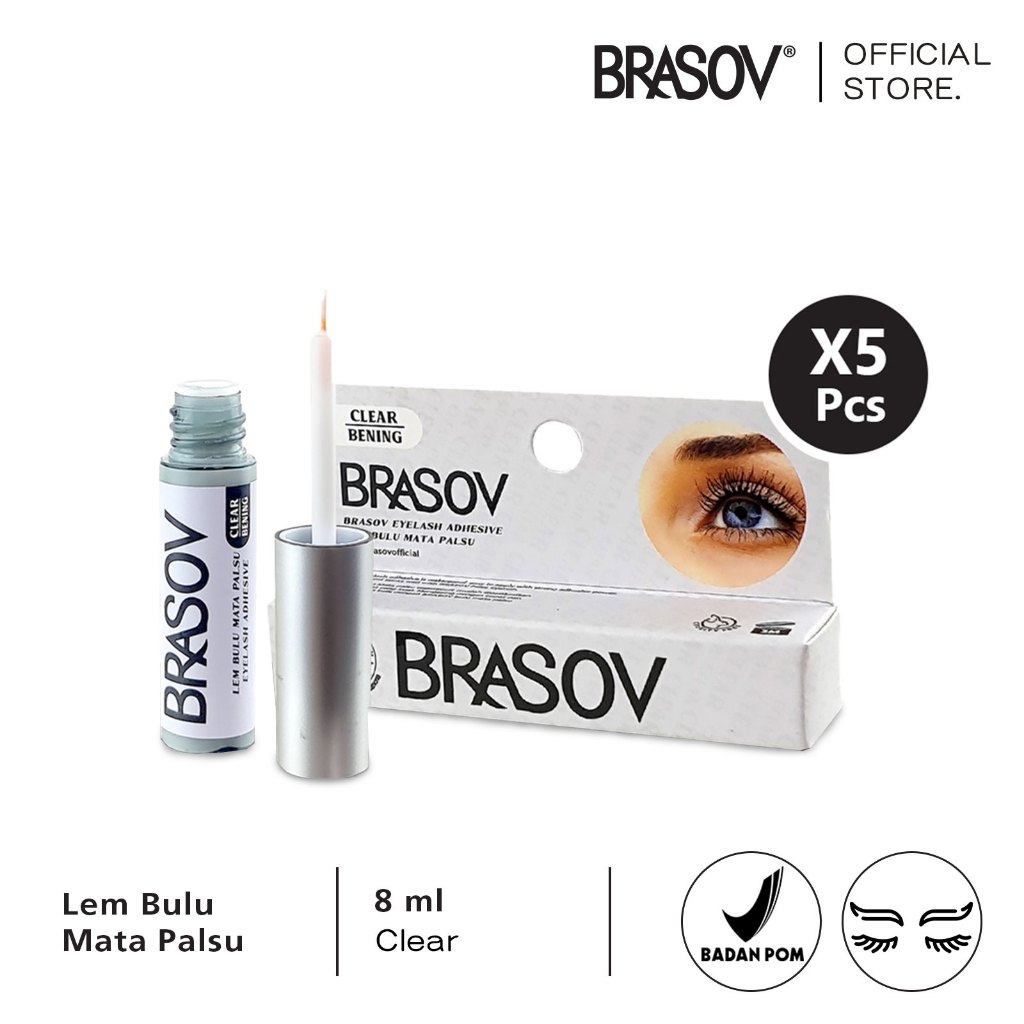 

ucl_gramari - brasov lem perekat bulu mata 8ml / paket hemat 5 pcs eyelash adhesive bpom halal