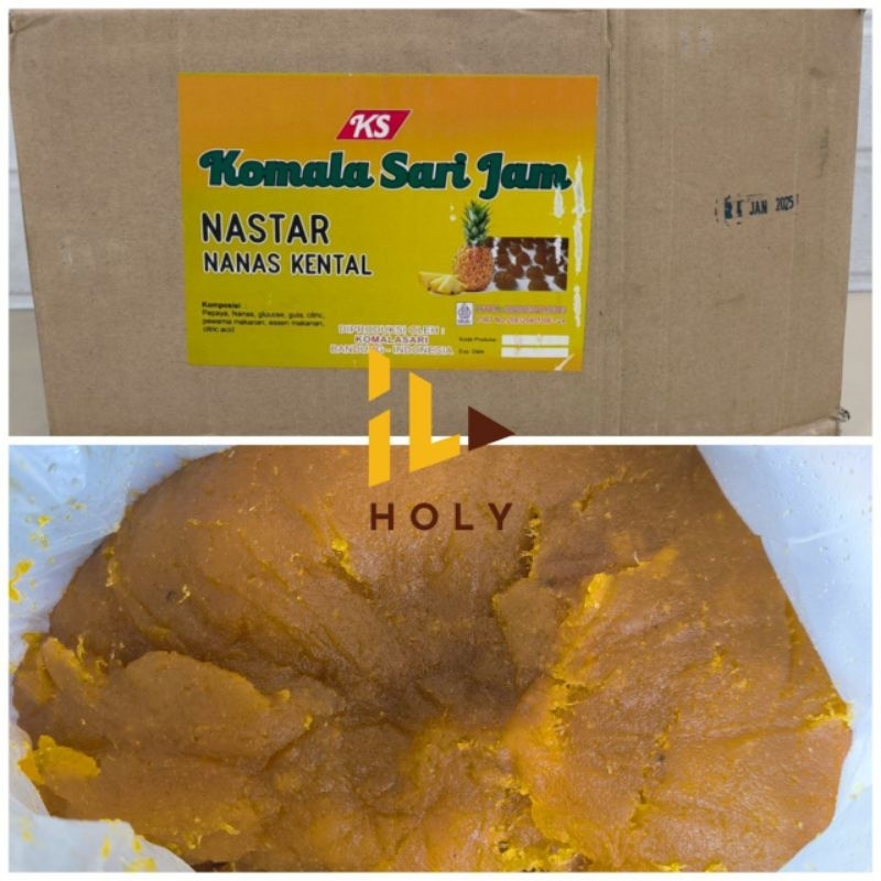 

KOMALA SARI Selai Nastar Nanas (1kg) Repack / Selai Nanas Isian Nastar