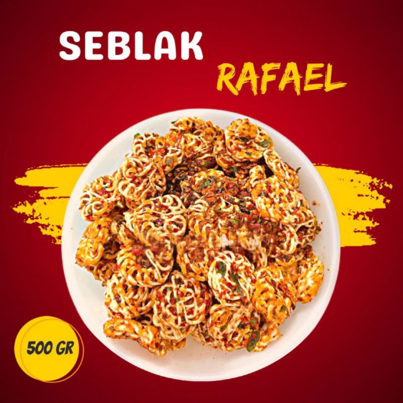 

KERUPUK BABA RAFAEL SEBRING SEBLAK RAFAEL PEDAS DAUN JERUK 500 GRAM