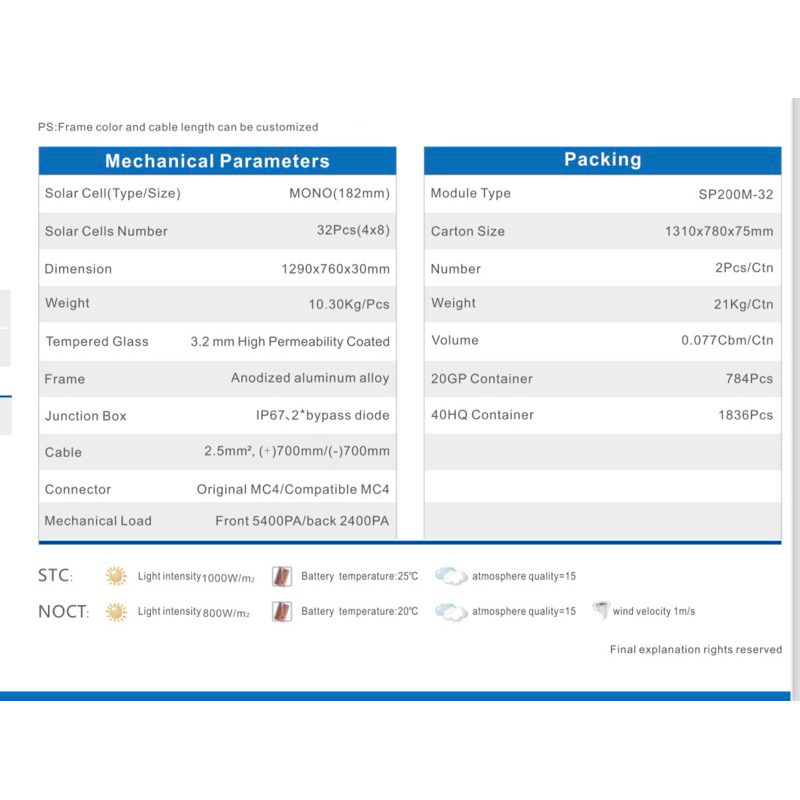 Mang_Usman Solar Panel Tenaga Surya Cell St Solar 12V 12 V 200Wp 200 Wp Mono