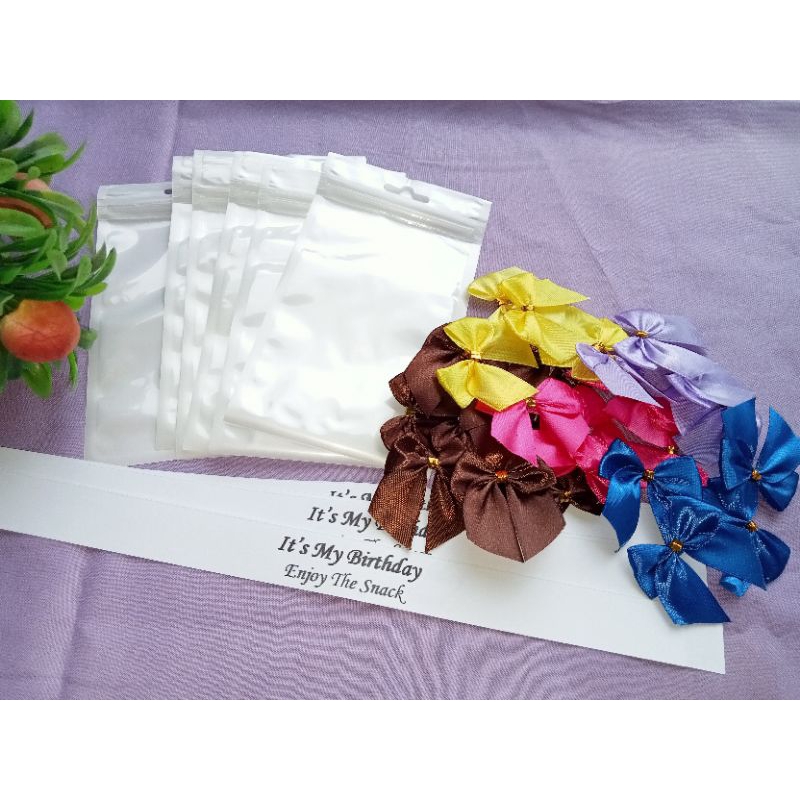 

Plastik ziplock / kemasan gift snack kecil