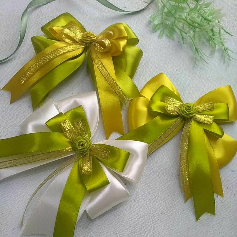 

Pita Hampers /Pita Hiasan Kado/Pita Satin Jadi