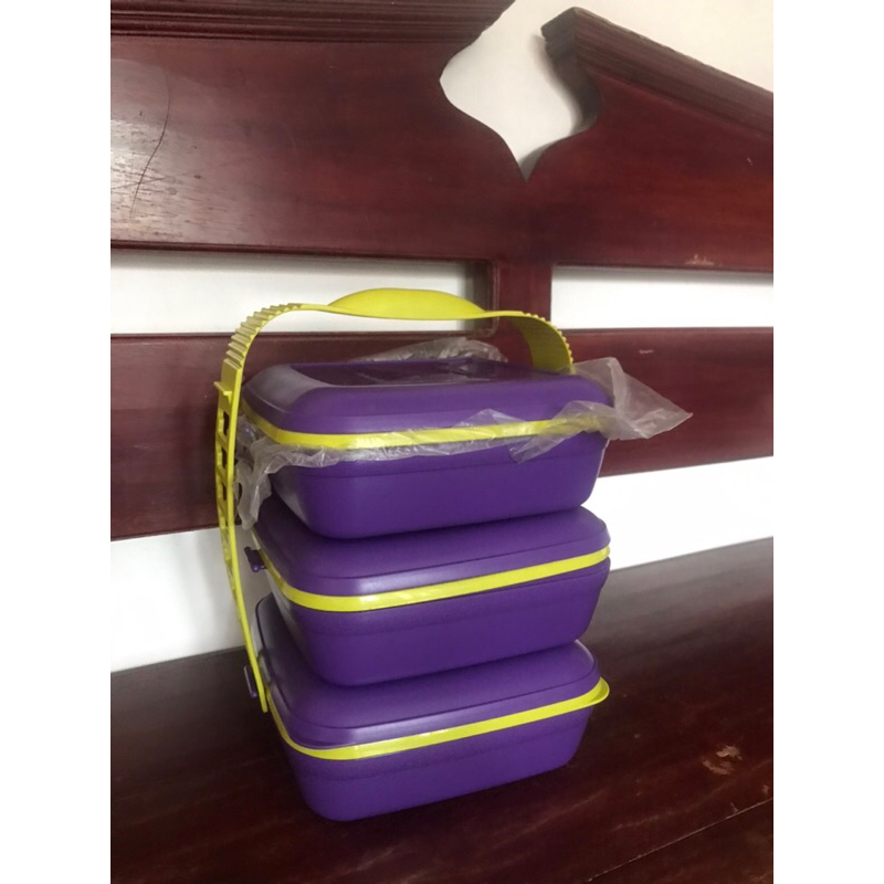 Tupperware rantang 3pcs (rantang plastik)