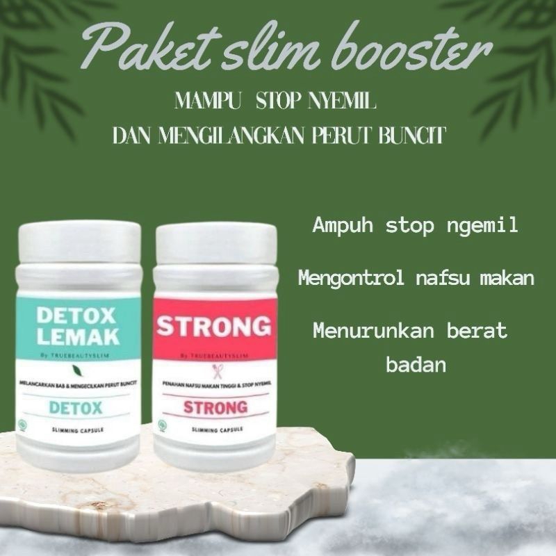 paket bundling obat diet detoks ampuh pelangsing alami-strong sudah bpom