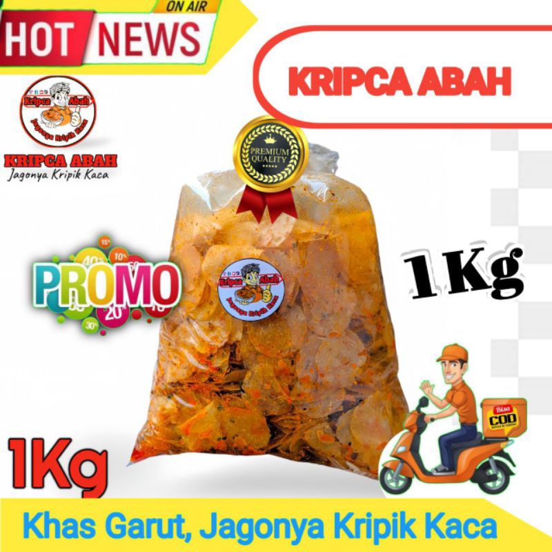 

Keripik kaca pedas rasa daun jeruk 1kg