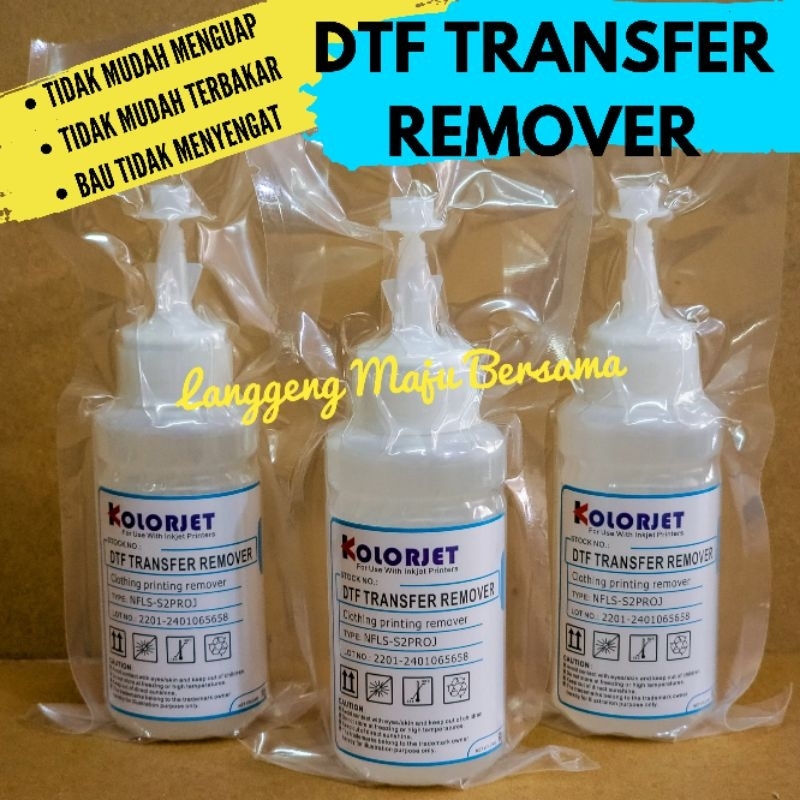 DTF TRANSFER REMOVER  Penghapus sablon DTF