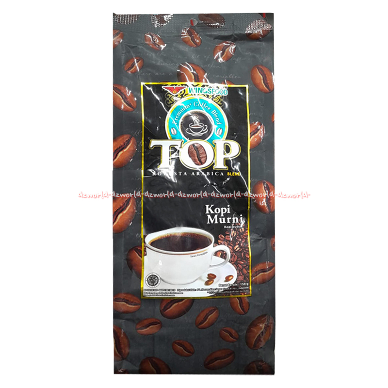 

Top Coffee 158gr Kopi Murni Bubuk Instan Top Kopi Robusta Arabica Blend Premium Cofee Pure Topcoffee Tanpa Gula