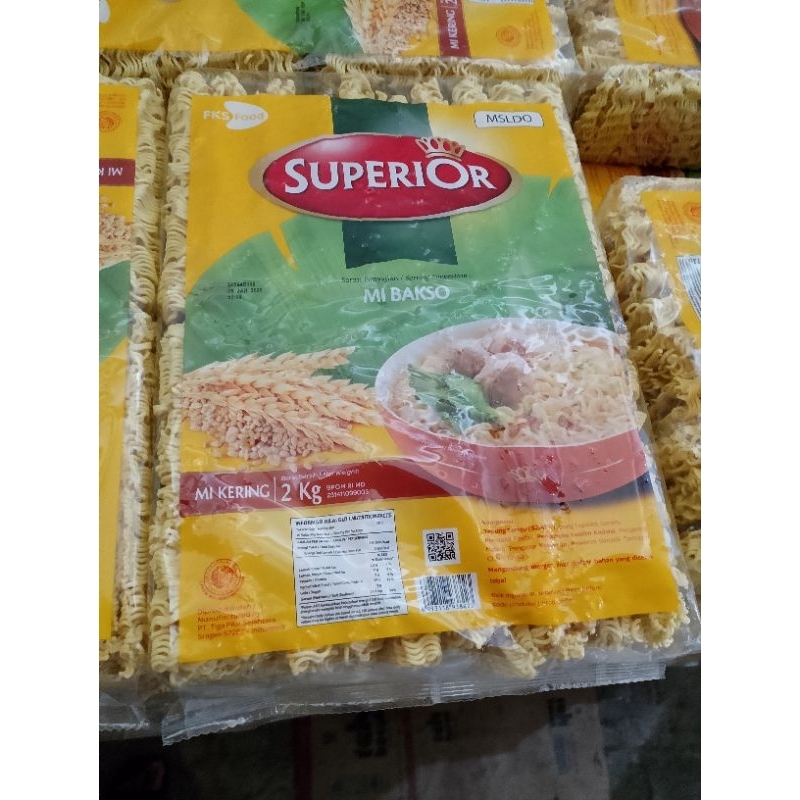 [GROSIR] Mie Keriting Superior 2kg / Mie Baso Superior