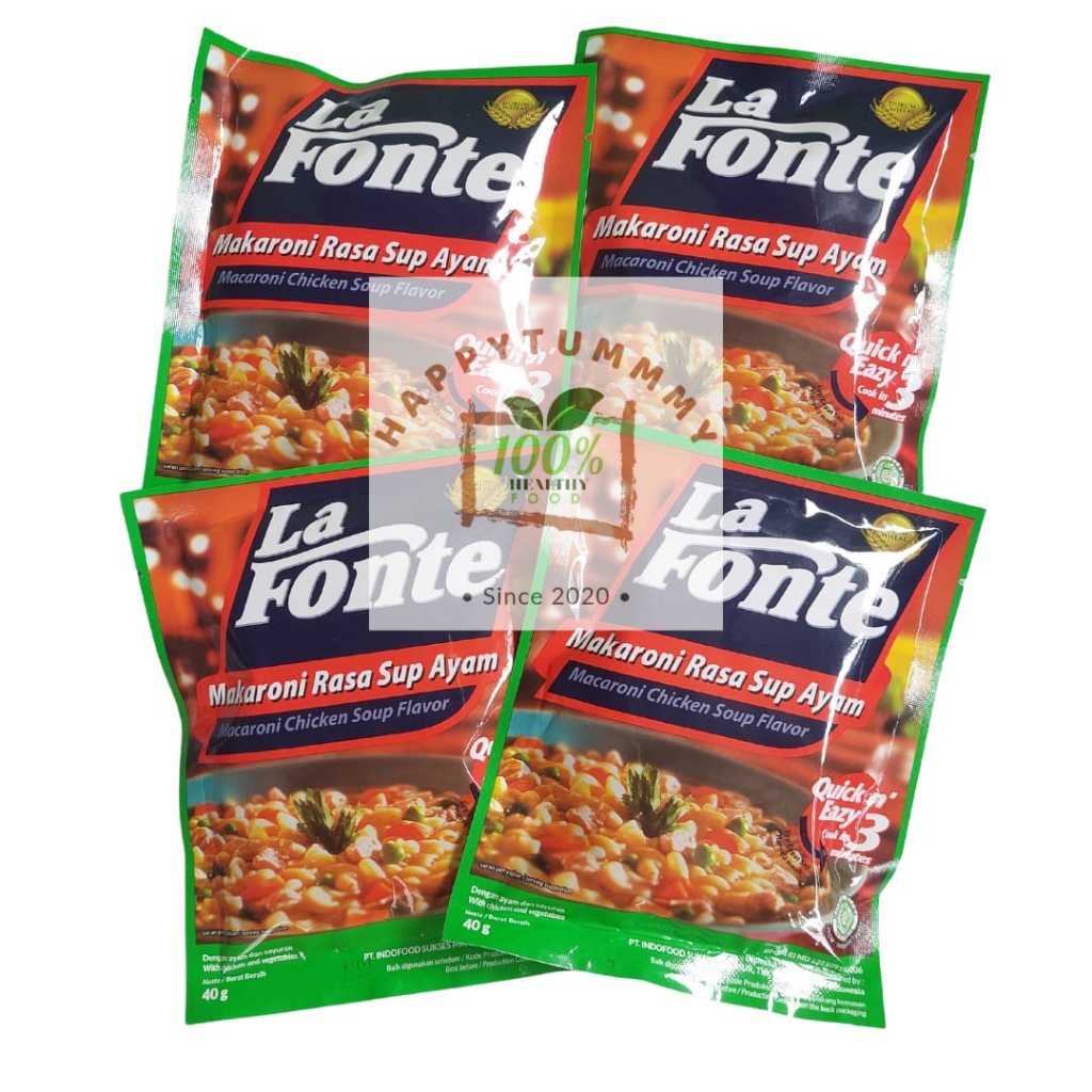 

HPT - LA FONTE MAKARONI RASA SUP AYAM 40GR