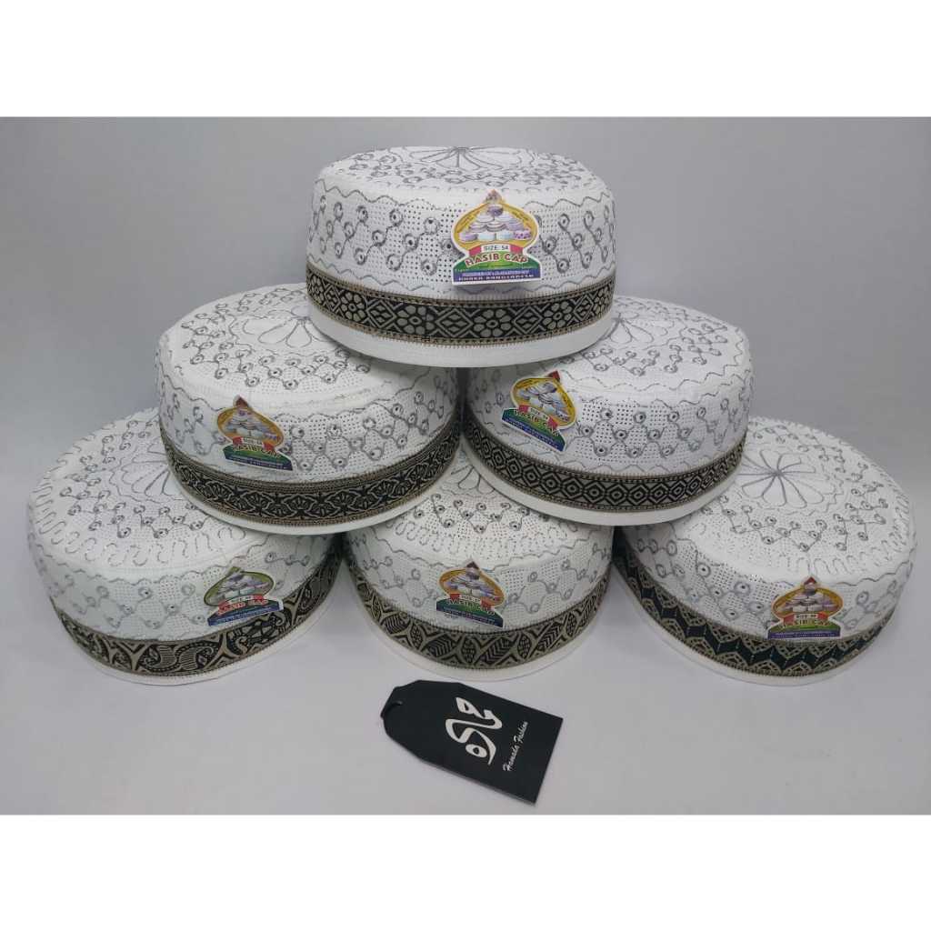 KOPIAH BANGLADESH IMPORT ORIGINAL, PECI BUGIS, PECI HAJI, PECI UMRAH, SONGKOK SANTRI, STANDAR DEWASA