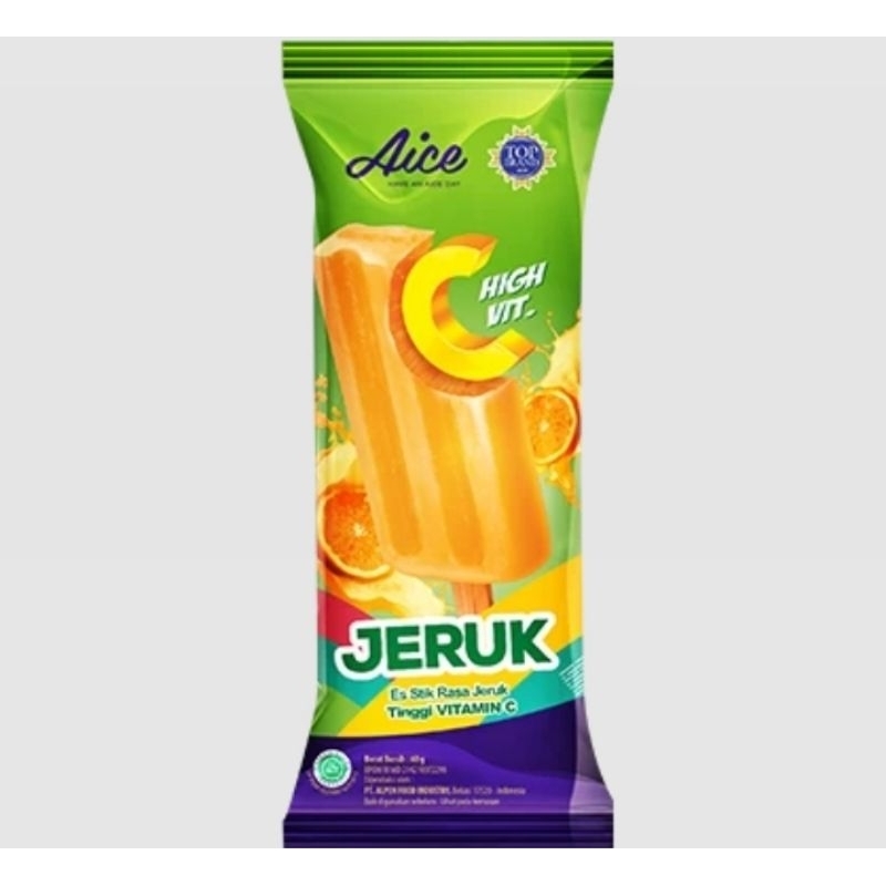 

Eskrim Stik rasa Jeruk/Semangka/Nanas