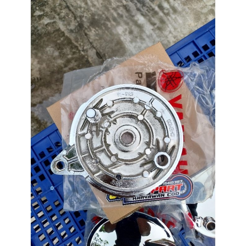 Tutup Tromol Rx King Original Baru Chrome