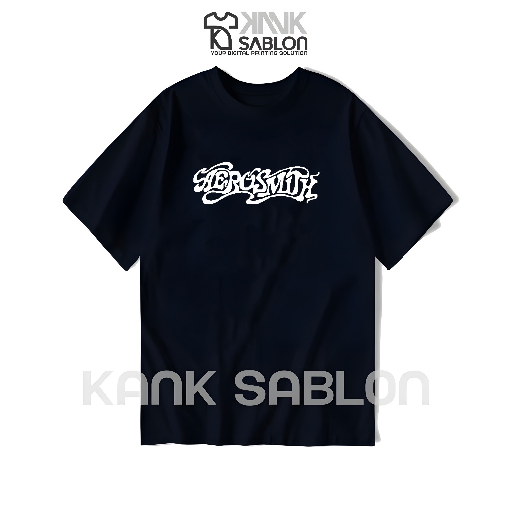 TYPE 20 - KANK SABLON - Kaos BAND "AEROSMITH" - T-shirt AEROSMITH - Kaos METAL - Baju ROCK - Kaos Ba