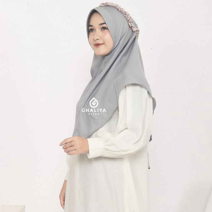 V44859 Binar Hijab Ori By Ghaliya Hijab  hijab instan  bergo  jilbab  Jilbab lucu  jilbab lebar  hij