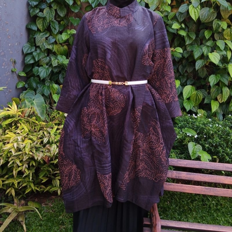 DRESS / TUNIK DOBY LUKIS  BATIK PREMIUM - BATIK PEKALONGAN BAJU TUNIK BATIK KONDANGAN WANITA LENGAN 