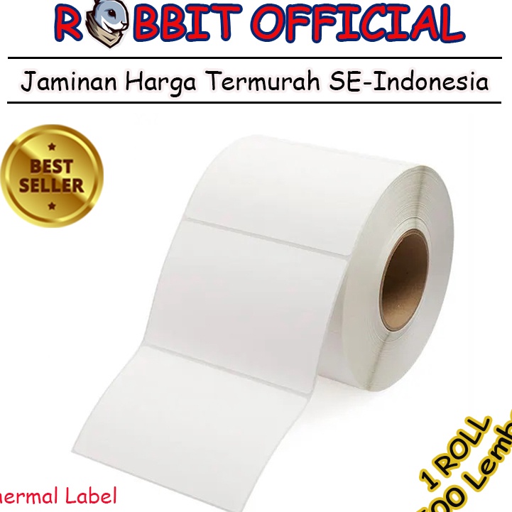

READY STOK Stiker Label Barcode Thermal 8 x 5 Label Barcode Olshop Label Pengiriman 8x5 mm Isi 5 Pcs