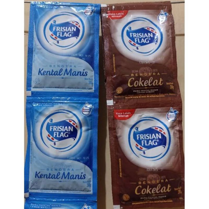 

susu bendera kental manis frisian flag sachet