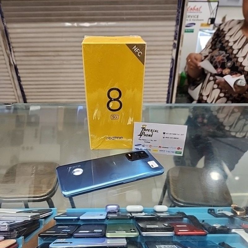 realme 8 5g 8/128 resmi second