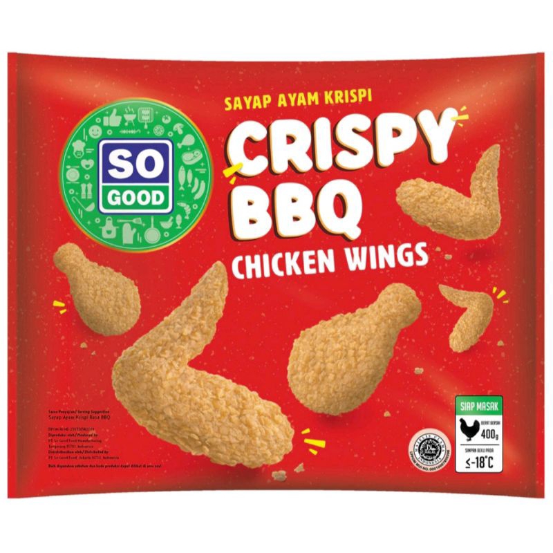 

So Good Chicken Wings Crispy BBQ 400gr