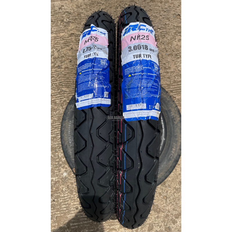 Ban Motor Standar Rx-King/Tiger/Thunder IRC NR-25(Satu Set)