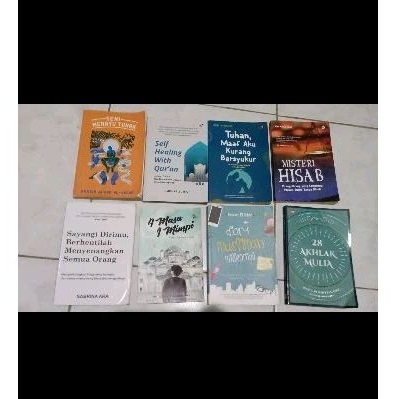 Buku Preloved, Seni Terayu Tuhan, self healing with Quran, Tuhan maaf aku kurang bersyukur, misteri 