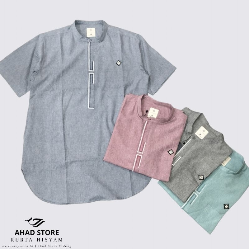 KURTA HISYAM | Kurta lengan pendek | baju muslim