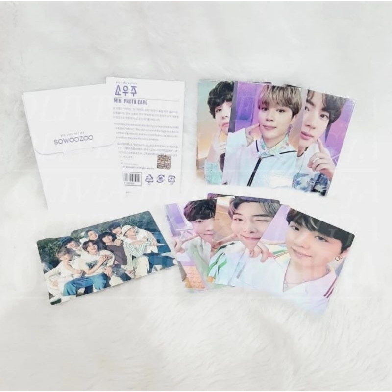 Photocard BTS Sowoozoo Hologram Putih C Mini Photocard BTS 2021 Muster Sowoozoo Hologram C Putih