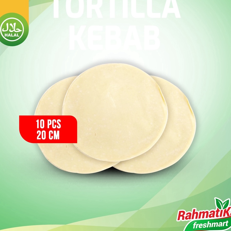 

COD NEWPRODUCT Kulit Kebab Tortila Kebab Size 2 cm Isi 1 Pcs