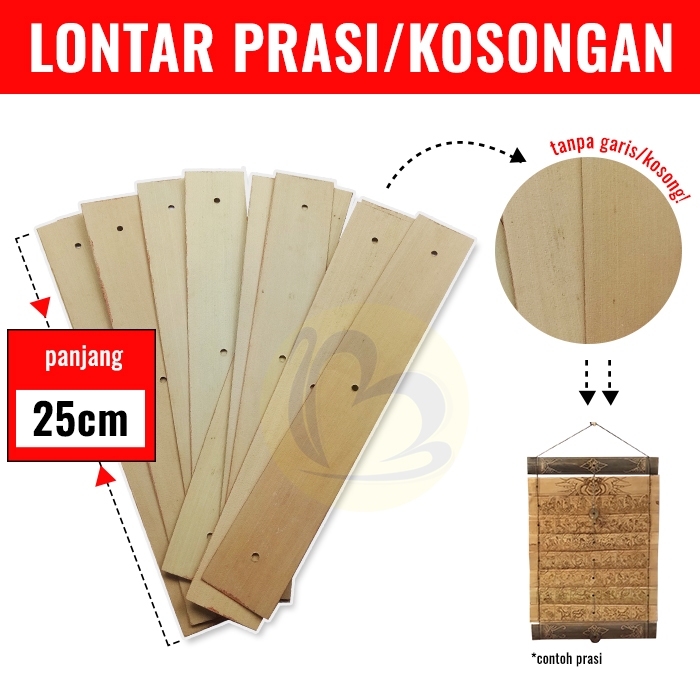 

Daun Lontar Prasi Kosongan 25cm