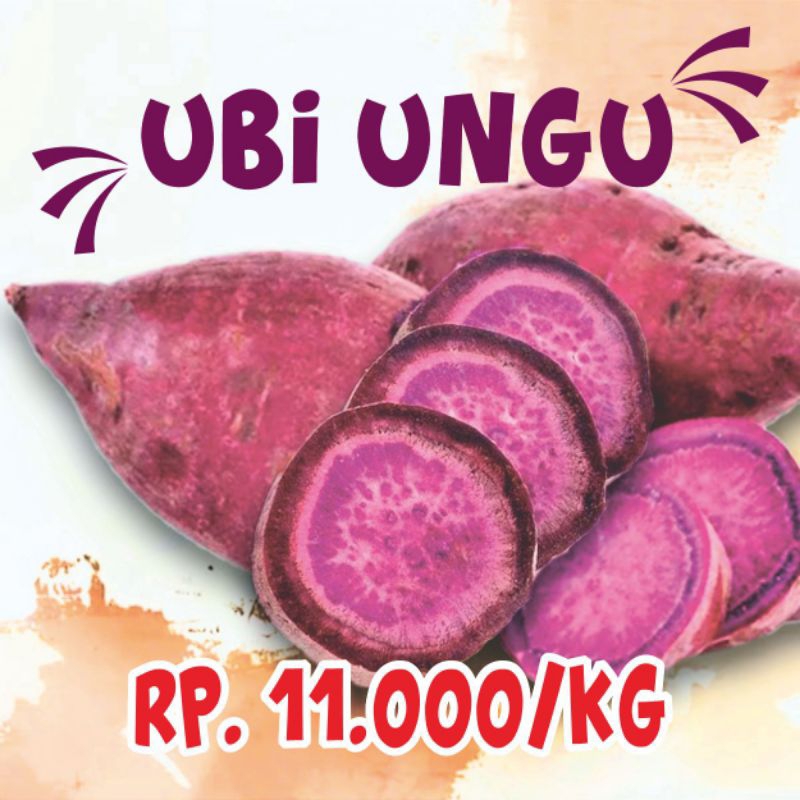 

ubi jalar ungu segar/ubi ungu mentah/ubi ungu fresh. Harga per 1 Kg