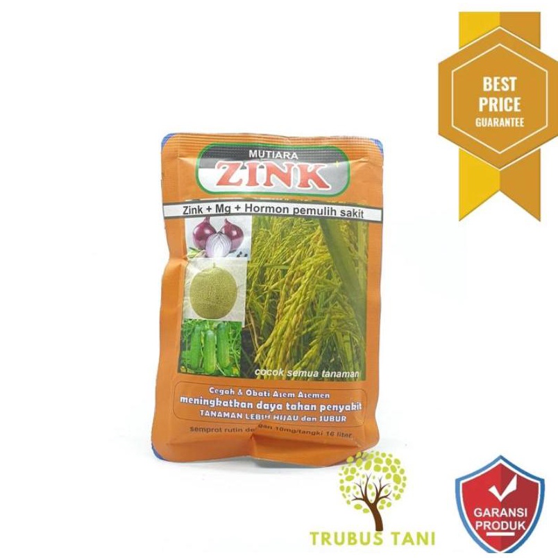 PUPUK MUTIARA ZINK 15 GRAM  Pupuk Mutiara  Zink  Mg  Hormon pemulih sakit ART I5O6