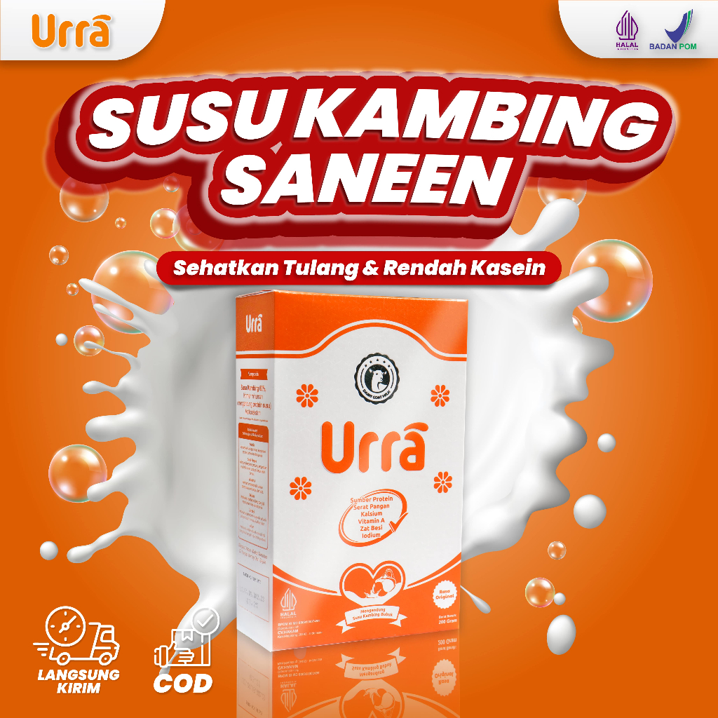

Susu Urra 200gr - Susu Kambing Saneen Premium Asal Eropa Bantu Jaga Daya Tahan Tubuh