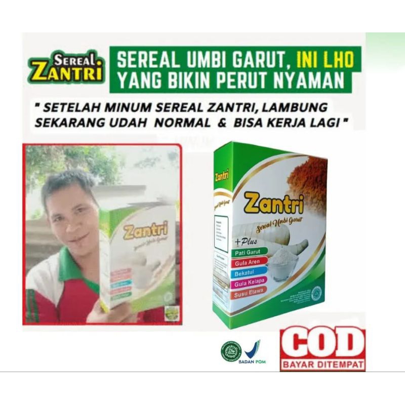 

Sereal Zantri Tepung Pati Garut Asli Original Obat Herbal Asam Lambung Alami