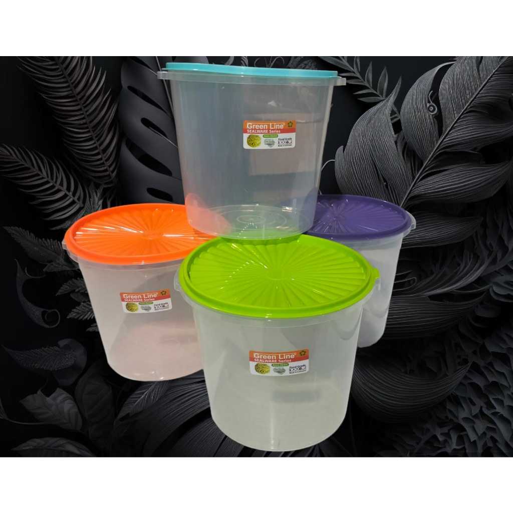 TOPLES KERUPUK SUNRISE 10liter toples-toples plastik bening-toples kerupuk