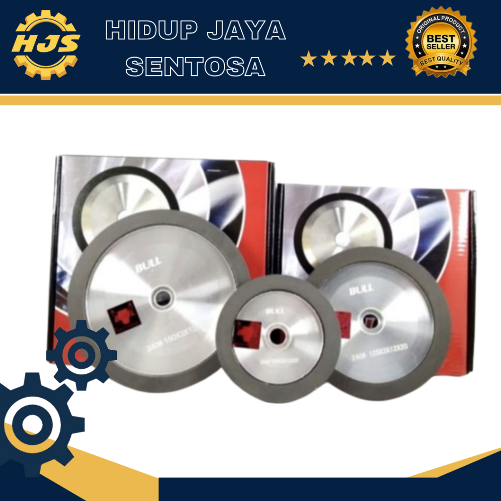 DIAMOND ASAH BATU POLES GERINDING WHEEL 4 INCH X 600 BULL
