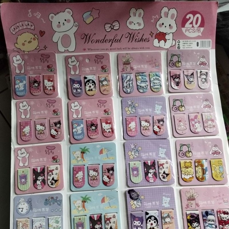

PEMBATAS BUKU MAGHNET 1 SACHET ISI 3