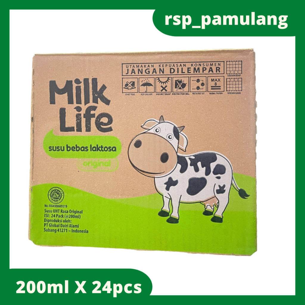 

Milk Life UHT 200ml X 24pcs (Lactose Free & Kurma)